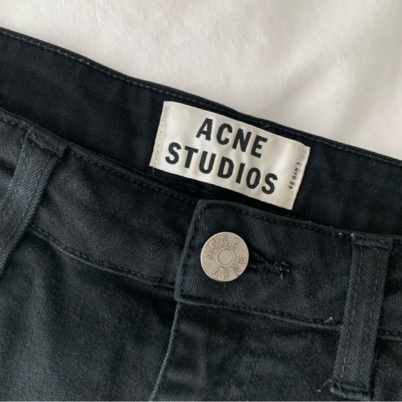 Acne Studios Flex S Lacey Black denim jeans size 28/32 - Picture 6 of 6